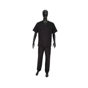 UNIFORME CUELLO V NAUTICA NEGRO TALLA M