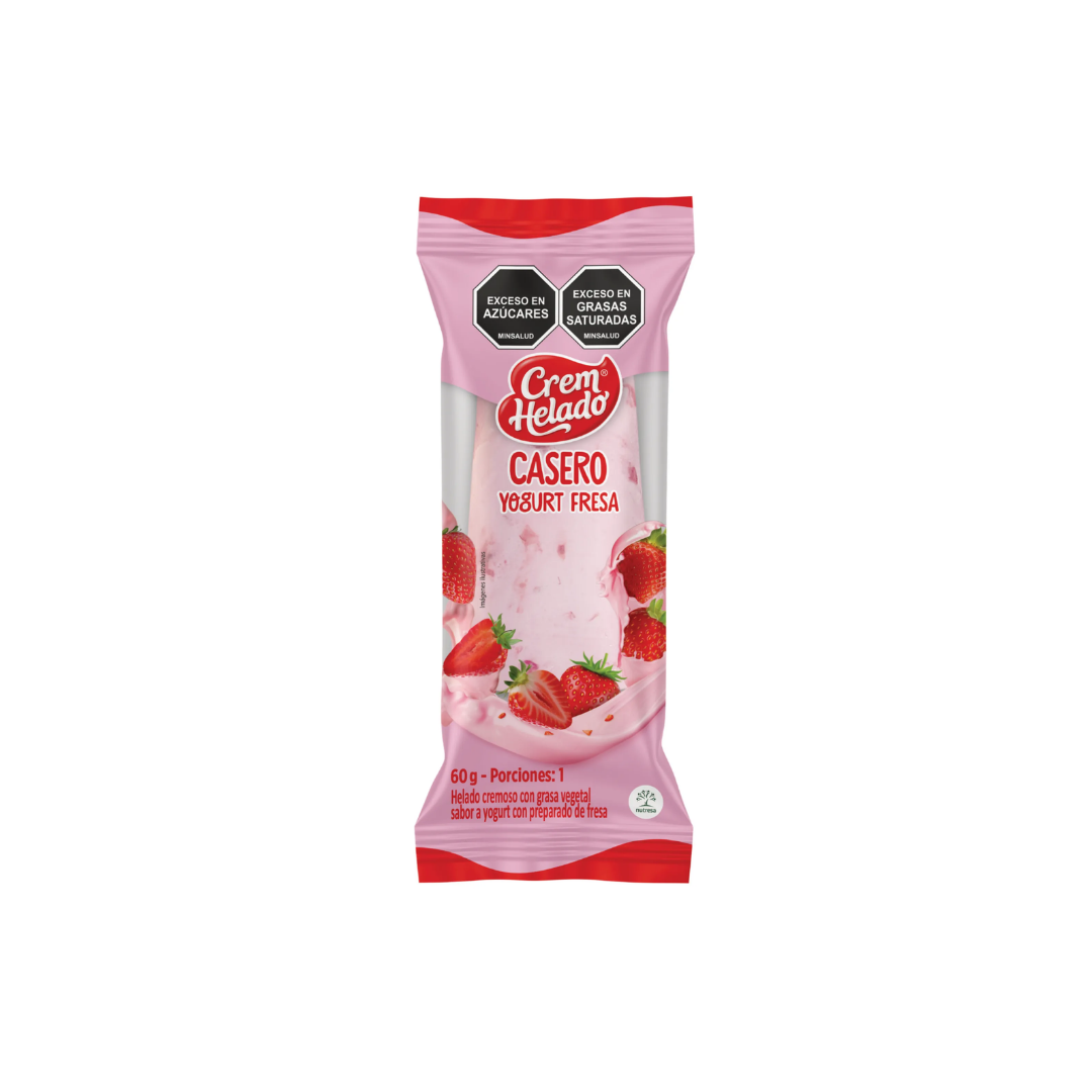 HELADO CASERO YOGURT FRESA