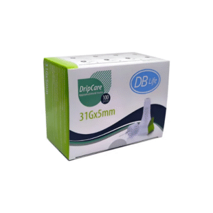 AGUJA DE PULMA PARA INSULINA 31G X 5MM X100 PIEZAS DBLIFE