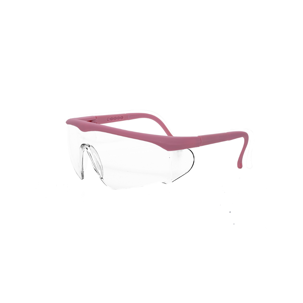 GAFAS DE SEGURIDAD AJUSTABLE ROSA